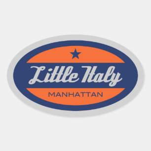 Sticker Ovale Petite Italie