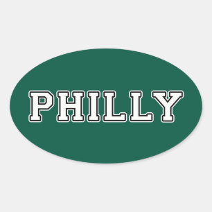 Sticker Ovale Philadelphie Pennsylvanie