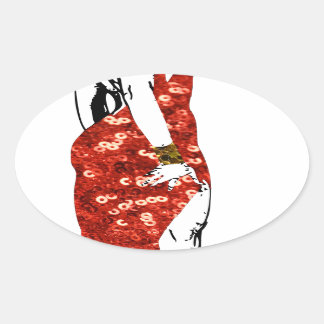 Sticker Ovale pin up