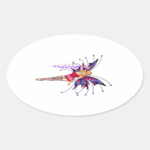 Sticker Ovale Pinkie Fae