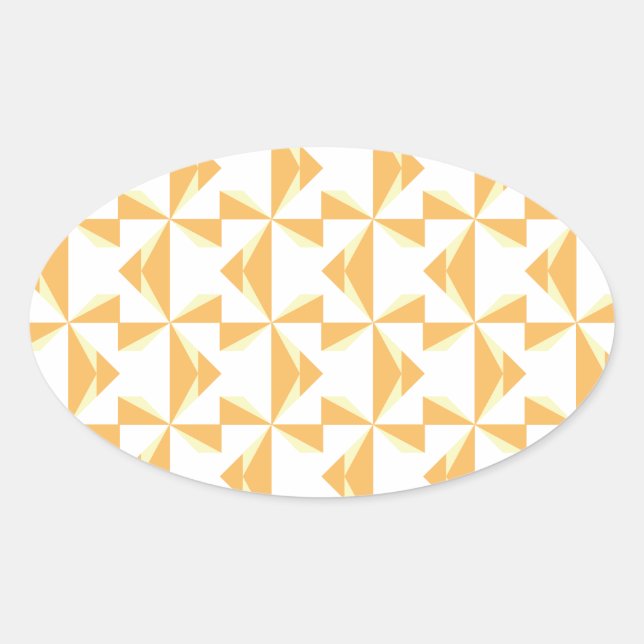 Sticker Ovale Pinwheels (Devant)
