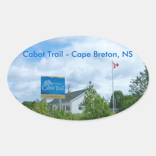 Sticker Ovale Piste Cabot (Devant)
