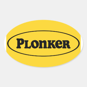 Sticker Ovale Plonker