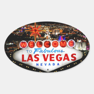 Sticker Ovale Poison de Las Vegas