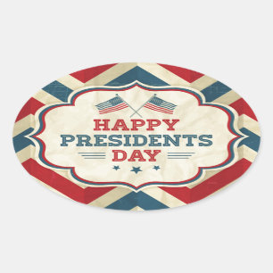 Sticker Ovale président chevron