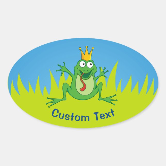 Sticker Ovale Prince Frog (Devant)