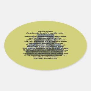 Sticker Ovale Produit de personnaliser