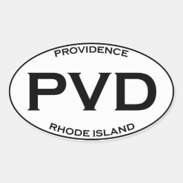 Sticker Ovale PVD - Providence Rhode Island