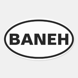 Sticker Ovale QUATRE Baneh