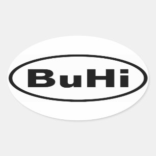 Sticker Ovale QUATRE BuHi