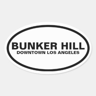Sticker Ovale QUATRE "Bunker Hill"