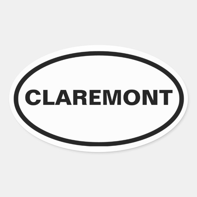 Sticker Ovale QUATRE Claremont (Devant)