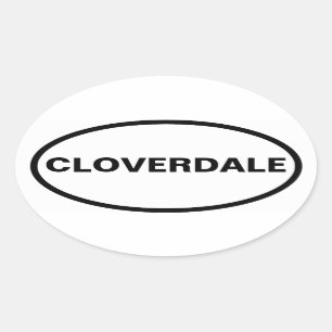 Sticker Ovale QUATRE Cloverdale, Montgomery, Alabama