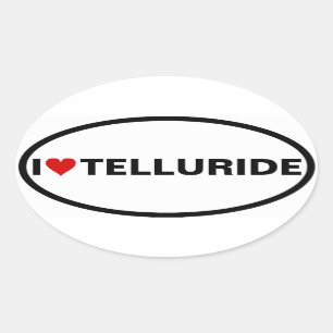 Sticker Ovale QUATRE I [Coeur] Telluride