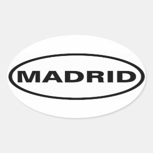 Sticker Ovale QUATRE Madrid