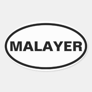 Sticker Ovale QUATRE Malayer