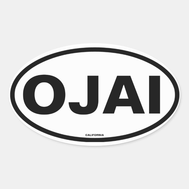 Sticker Ovale QUATRE Ojai (Devant)