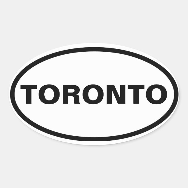 Sticker Ovale QUATRE Toronto (Devant)