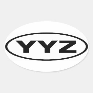 Sticker Ovale QUATRE Toronto "YYZ"