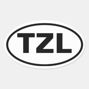 Sticker Ovale QUATRE Tuzla "TZL"