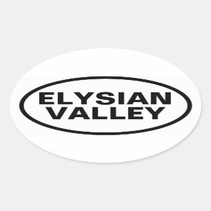 Sticker Ovale QUATRE Vallée de l'Elysée