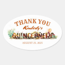 Quinceanera mexicaine Anniversaire Merci