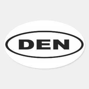 Sticker Ovale REPAIRE de Denver