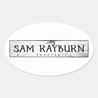 Sticker Ovale Réservoir Sam Rayburn