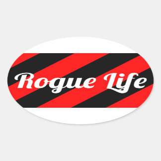 Sticker Ovale Rogue Life