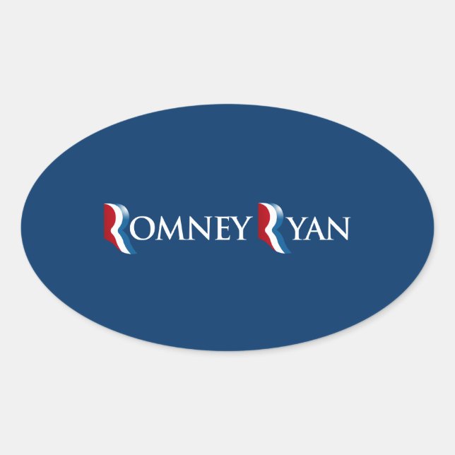 Sticker Ovale ROMNEY RYAN 2012 BANNER.png (Devant)