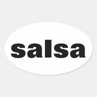 Sticker Ovale salsa