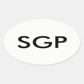 Sticker ovale SGP