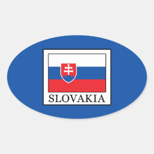 Sticker Ovale Slovaquie