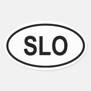 Sticker Ovale Slovénie "SLO"