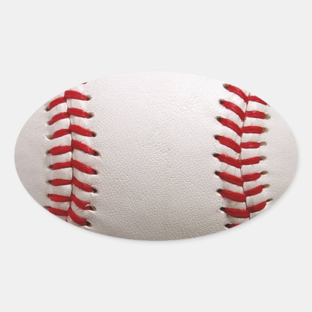 Sticker Ovale Softball (Devant)