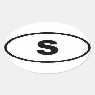 Sticker Ovale Suède S Europe