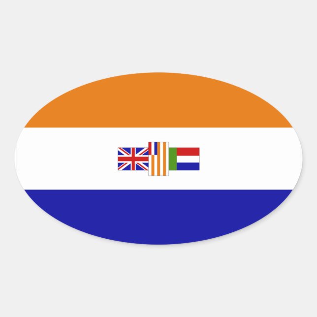 Sticker Ovale Suid-Afrika (Devant)
