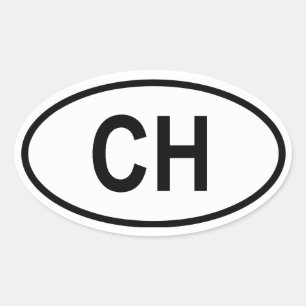 Sticker Ovale Suisse CH