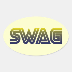 Sticker Ovale Swag