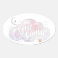 Sweet Dreams Stwood Party Favoriser les autocollan