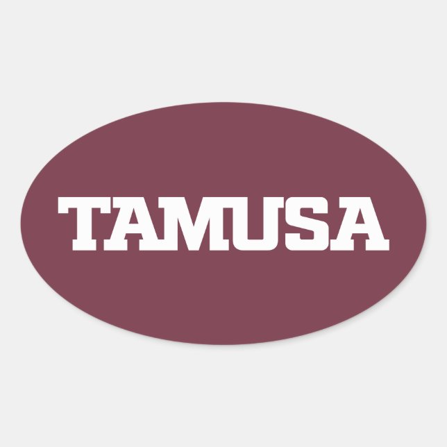 STICKER OVALE TAMUSA (Devant)