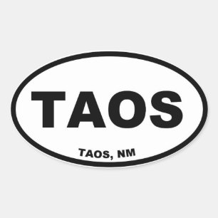 Sticker Ovale Taos