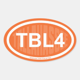 STICKER OVALE TBL4