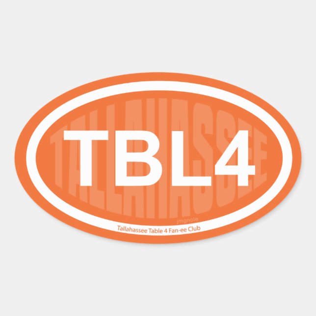 STICKER OVALE TBL4 (Devant)