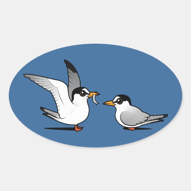 Sticker Ovale Tern Love (Devant)