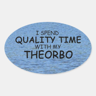 Sticker ovale Theorbo Time