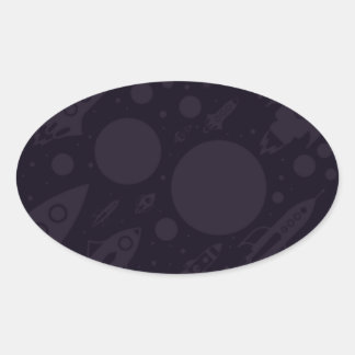 Sticker Ovale Tourner Vers Le Nouvel An