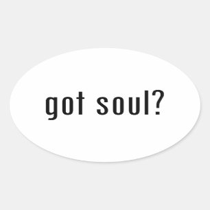 Sticker Ovale tu as une âme ?