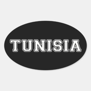 Sticker Ovale Tunisie