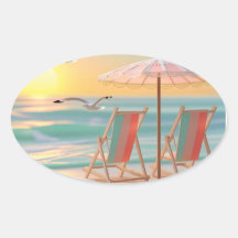 "Two Chairs By The Sea"